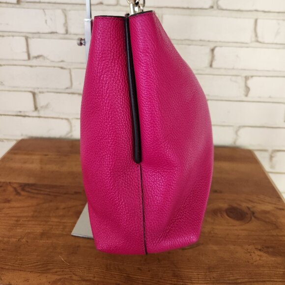 Kate Spade Aubrey Chain Magenta Leather Shoulder Bag - Picture 5 of 14
